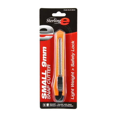 9MM ECONOMY CUTTER ORANGE CARDED 